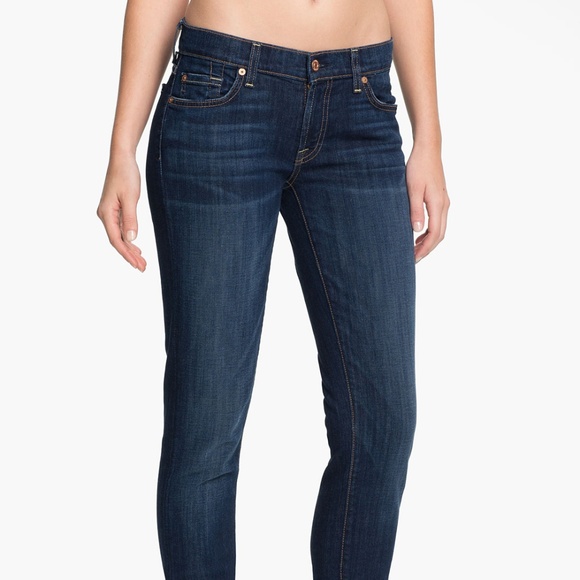 7 For All Mankind Denim - 7 For All Mankind Roxanne Classic Skinny Jeans